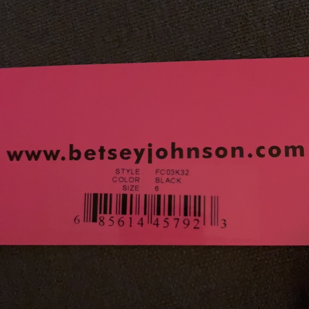 Betsey Johnson Little black dress. New w/tags - Picture 4 of 4